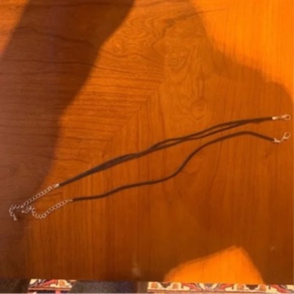 Set of Black Urban Outfitters Choker Necklaces - Picture 1 of 4